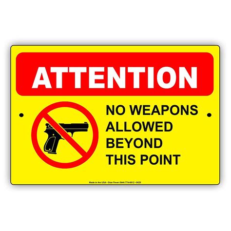 attention  weapons allowed   point guns weapons law