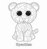 Beanie Coloring Boo Ty Pages Boos Printable Speckles Colorear Colouring Para Print Book Leopard Party Kids Kleurplaten Sheets Dog Babies sketch template