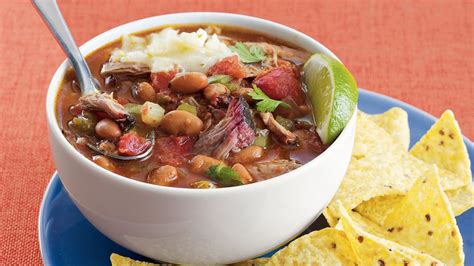 smoky pork and pinto bean chili recipe from