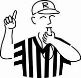 Referee Umpire Clipart Cartoon Clip Sports Stock Officials 20clipart Official Whistle Clipground Illustration Cliparts Baseball Blowing Arbiter sketch template