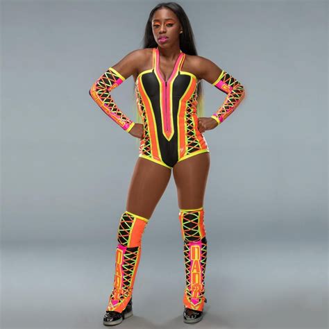Wrestlemania 34s Coolest Ring Gear Naomi Wwe Trinity Fatu Wrestling