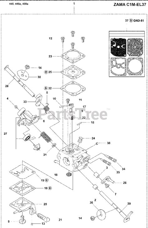 husqvarna  husqvarna chainsaw   carburetor parts parts lookup  diagrams partstree