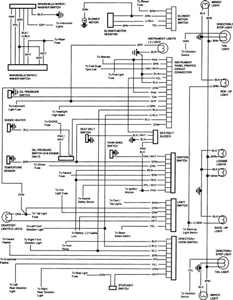 chevy truck wiring diagram  chevy  lights work   brake lights  stopped