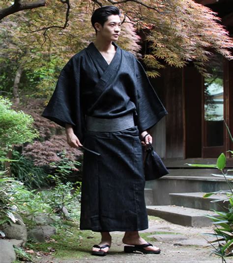 male cool traditional japanese kimono men cotton robe yukata mens bath robe kimono  belt