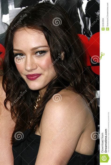 hilary duff editorial stock image image of event star