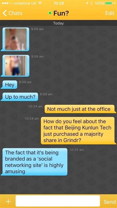 Talking Business Mergers With Horny Guys On Grindr Dazed