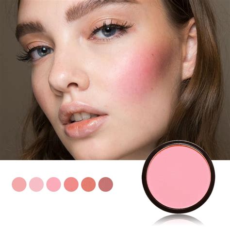 focallure  colors blush makeup cosmetic natural pressed blusher powder palette charming cheek