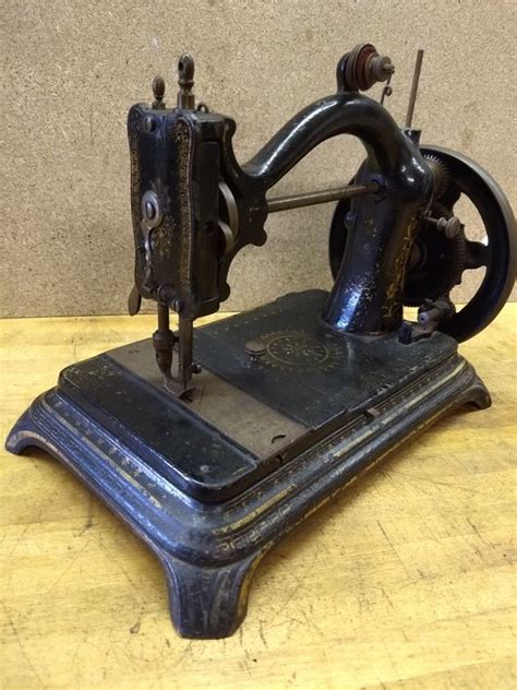 french  vigneron elsa hand crank sewing machine  catawiki