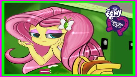 pony equestria girls flutershy dressup cute video game