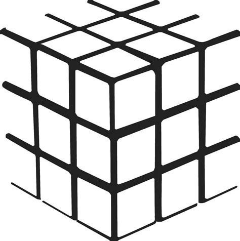 cube vector outline  luemoons  deviantart