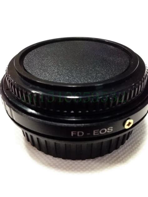 fd lens to for canon ef body mount adapter with optical glass focus