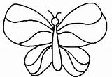 Butterfly Coloring Pages Simple Easy Clipart Wings Sheet Printable Clip Cliparts Library Drawings Cartoon Color Popular Flowers Book Gif Template sketch template