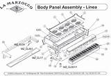 Marzocco Linea Assembly sketch template