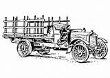 Truck Coloring Old Pages Large Edupics Printable sketch template