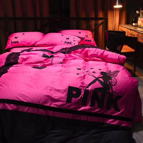 Victoria S Secret Pink Embroidery Egyptian Cotton Bedding