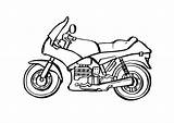 Motorcycle Coloring Kids Pages Printable sketch template