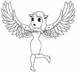 Angel Coloring Alice Bendy Pages Aminoapps Via sketch template