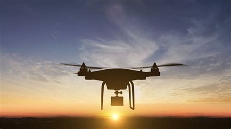 professional drone flying   sunset stock footage videohive