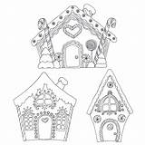 Coloring Pages Gingerbread House Christmas Print Printable Houses 30seconds Adults Kids Activity Vector Color Mom Getcolorings Featuring Game Holidays Tip sketch template