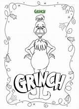 Grinch Coloring Pages Printable Cartoon Cindy Wonder sketch template