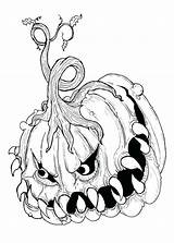 Scary Cat Coloring Pages Halloween Getcolorings Color sketch template