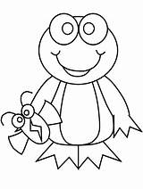 Coloring Pages Frog sketch template