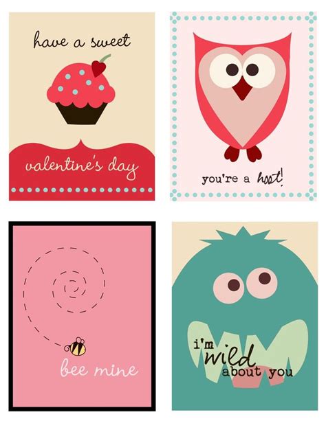 printable valentines cards  arent corny printable