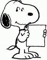 Snoopy Filminspector Downloadable sketch template