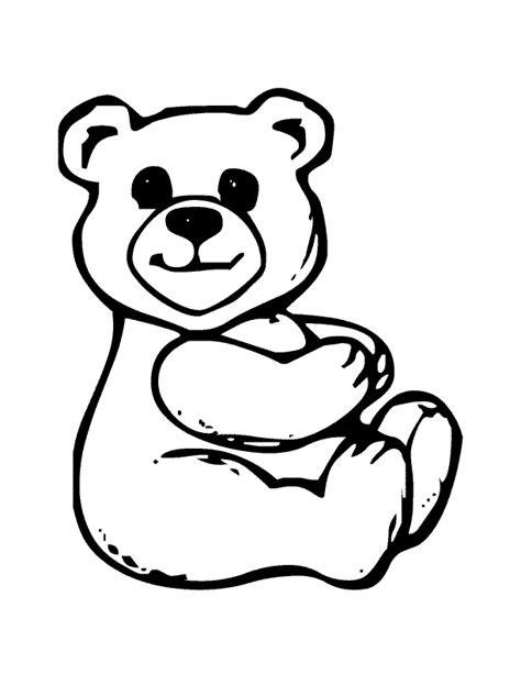 printable bear coloring home