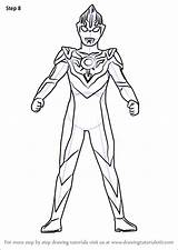 Ultraman Orb sketch template