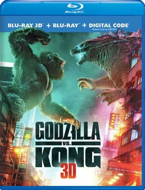 Best Buy Godzilla Vs Kong [3d] [blu Ray] [blu Ray Blu Ray 3d] [2020]