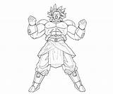 Broly Coloring Face Jozztweet sketch template