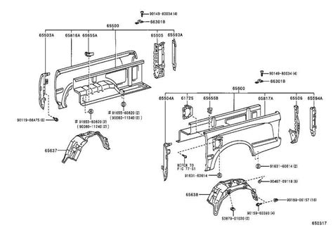 ultimate guide  understanding   toyota tacoma body parts diagram