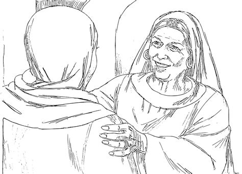 annunciation colouring pages page