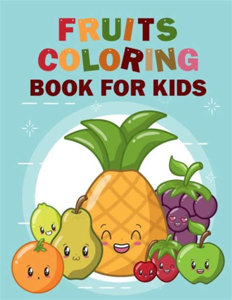 printable fruits  vegetable coloring sheets  kids candy