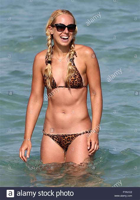 German Tennis Pro Sabine Lisicki Wears A Tiny Leopard