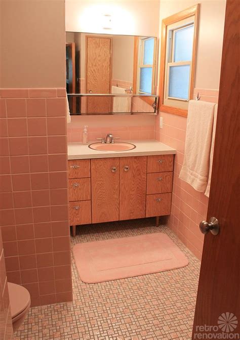 reasons  love   retro pink bathroom kates pink bathroom remodel retro renovation
