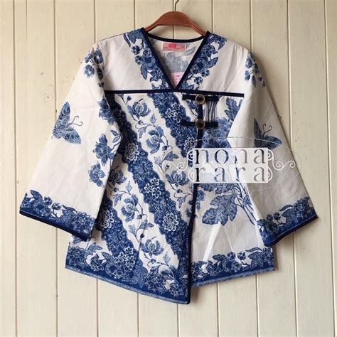 model gamis batik encim blouse batik batik clothing blouse batik modern
