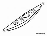 Kayak Coloring Canoe Pages Sheets Empty Sports Colormegood Boats Long Transportation sketch template