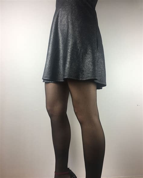 5 ways to wear black pantyhose for a dressy evening look black
