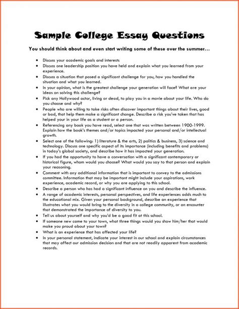 college essay template template business