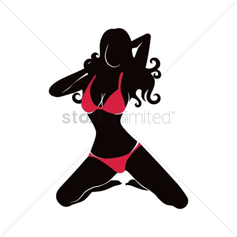 Free Hot Woman Silhouette Vector Image 1491062