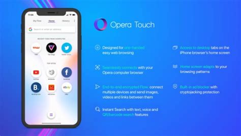opera launches opera touch for ios in india technuter