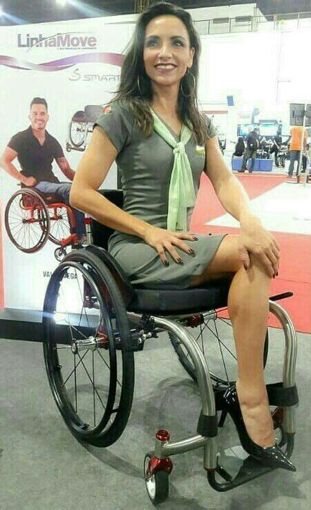 Rollstuhl Amputee Lady Amputee Model Wheelchair Fashion