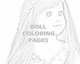 Coloring Pages Doll Grayscale Print American Julie Albright Girl Color Adult Vega Luciana Downloads Digital Jpeg Getcolorings Colouring Sheets sketch template