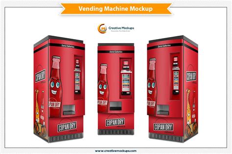 vending machine psd mockup creative branding mockups creative market