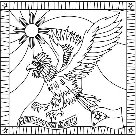 Flag Of Philippines Coloring Sheet Coloring Pages