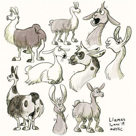 artstation llama character concepts