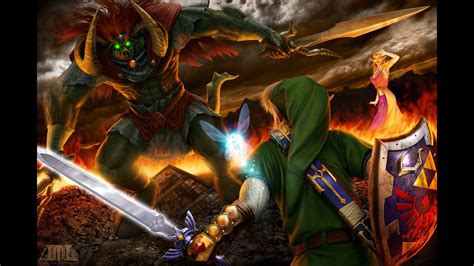 The Legend Of Zelda Ocarina Of Time La Batalla Final Link Vs