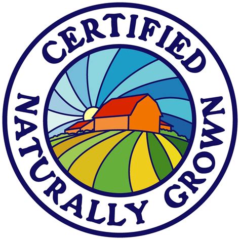 certified naturally grown logo grow  garden